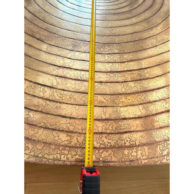 Low Table Texturized Brass Top in the style of Ado Chale, France, 1970 For Sale - Image 10 of 16