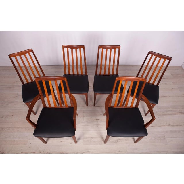 Teak and Leather Dining Chairs by Leslie Dandy for G-Plan, 1960s, Set of 6 For Sale - Image 4 of 18