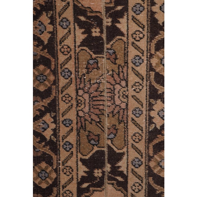 Copper 1960s Traditional Turkish Hand Knotted Vintage Long Runner Rug - Stair Carpet 1'8'' X 22'6'' For Sale - Image 8 of 10