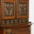 Original Hand Painted Swedish Dalarna Cabinet Cupboard Dated 1788 For Sale - Image 9 of 16