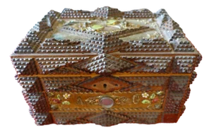 Tramp Art Sewing Box, 1920s