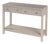Nora 40 in. W Rectangular Wood 2 Drawer Console Table with Lower Open Shelf, Antique Taupe For Sale