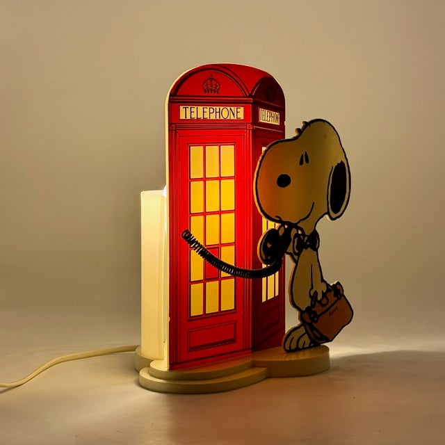 Vintage Snoopy Table Lamp by Nuova Linea Zero, 1980s For Sale - Image 6 of 18