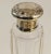 Gorgeous Sterling finial top screw lid on a beveled glass dresser bottle. No monograms open cartouche. Stamped Hallmarks...
