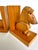 Pair of Swiss Handcrafted Wooden Dachshund Book Ends For Sale - Image 10 of 12
