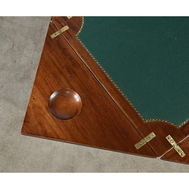 Handkerchief Games Table in Blond Mahogany, 1930 For Sale - Image 10 of 18