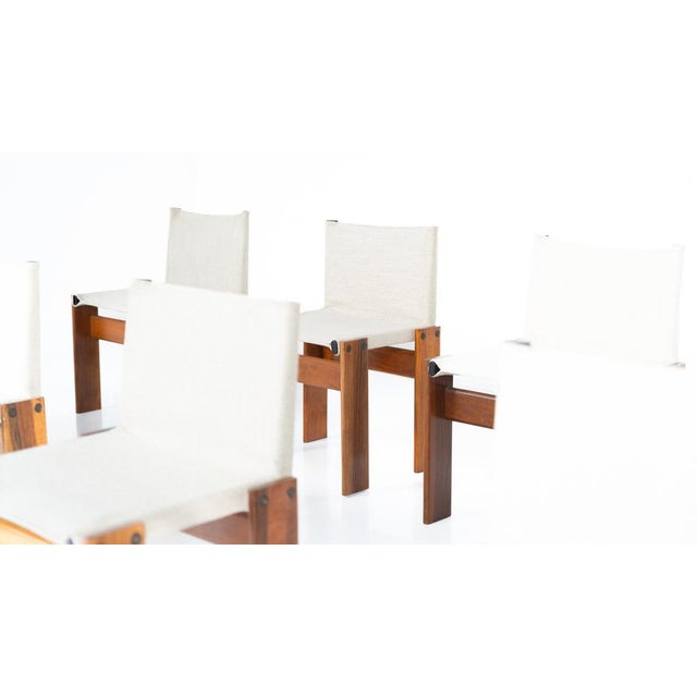 Monk Dining Chair attributed to Afra & Tobia Scarpa for Molteni, 1970s For Sale - Image 16 of 18