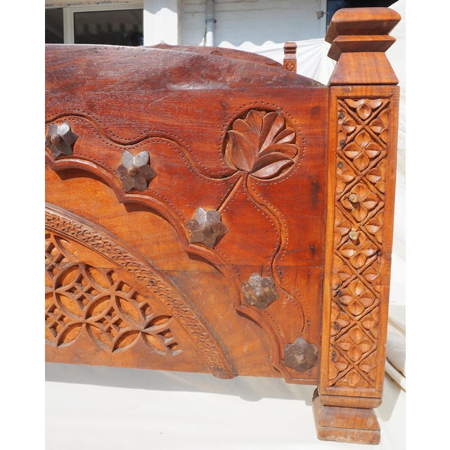 Vintage Double Bed, Swat-Tal, Pakistan, 1950s For Sale - Image 12 of 16