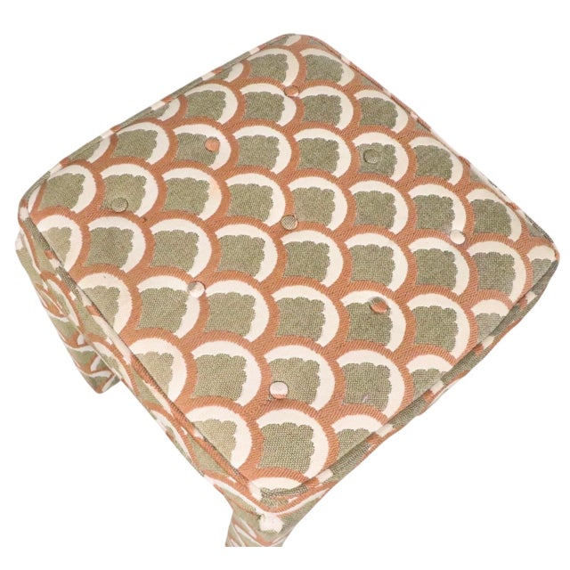 Mid 20th Century Pr. Postmodern Hollywood Regency Parsons Stools Benches Made in the U S a C. 1970's For Sale - Image 5 of 11