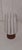 Mid-Century Table Lamp with Teak Base and White Striped Glass Shade, 1960s For Sale - Image 4 of 7