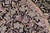 Boho Chic 1990's Floral Pak-Persian Black/Gray Wool Round Rug- 8'2'' X 8'2'' For Sale - Image 4 of 8