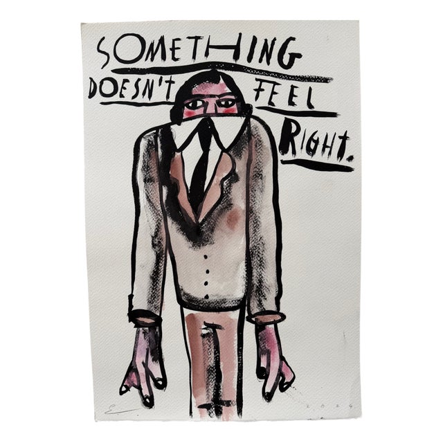 Eamonn O'Boyle, Something Doesn't Feel Right, Amsterdam, 2024, Artwork on Paper For Sale