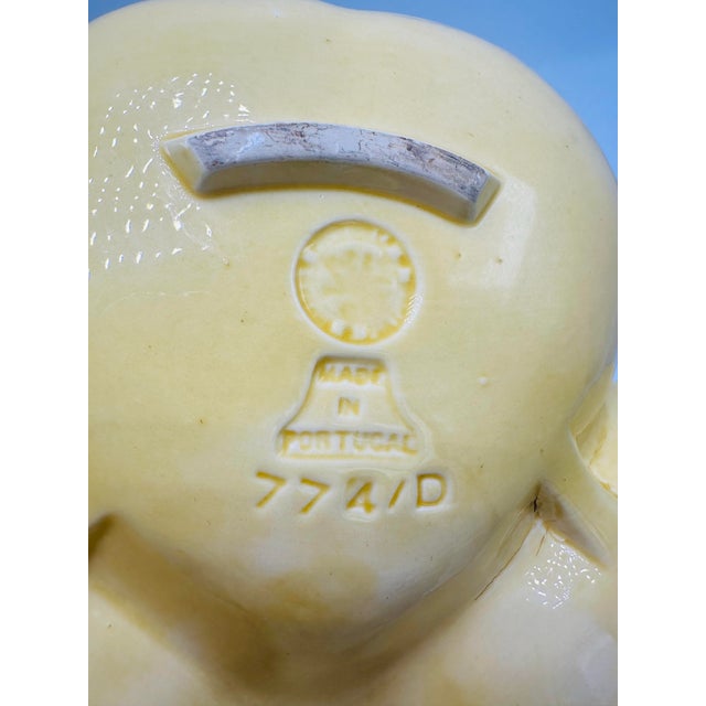 Very special and beautiful serving platter, made in Portugal. This lovely piece is a great shade of yellow with brightly...