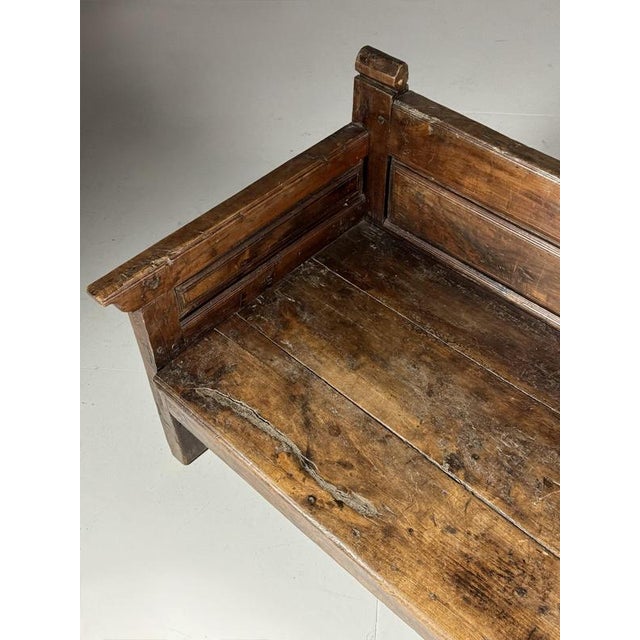 Wood Spanish Bench, 18th Century For Sale - Image 7 of 18