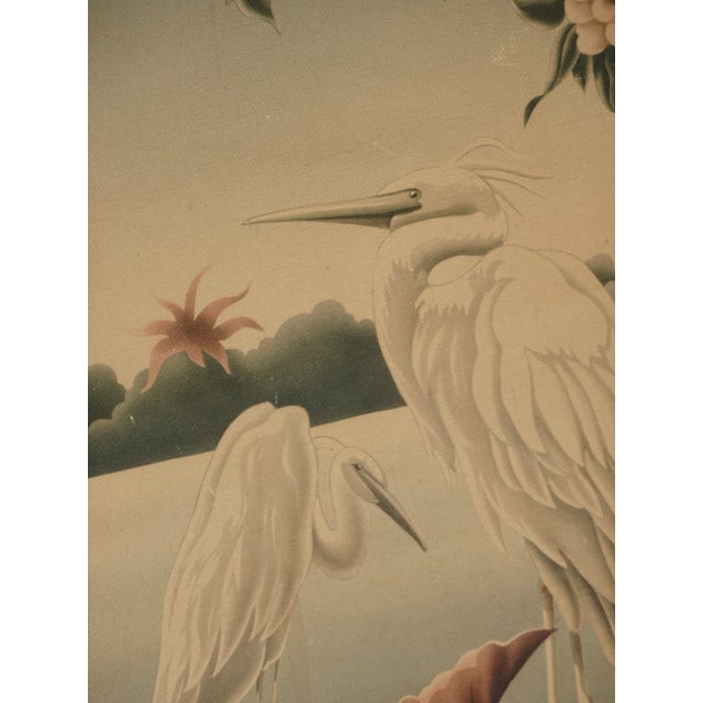 Vintage Mid Century Heron Lithograph Picture Print by Turner Mirror 3 For Sale - Image 11 of 16