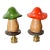 1970s Cute Pair of Mushrooms Lamp Finials For Sale