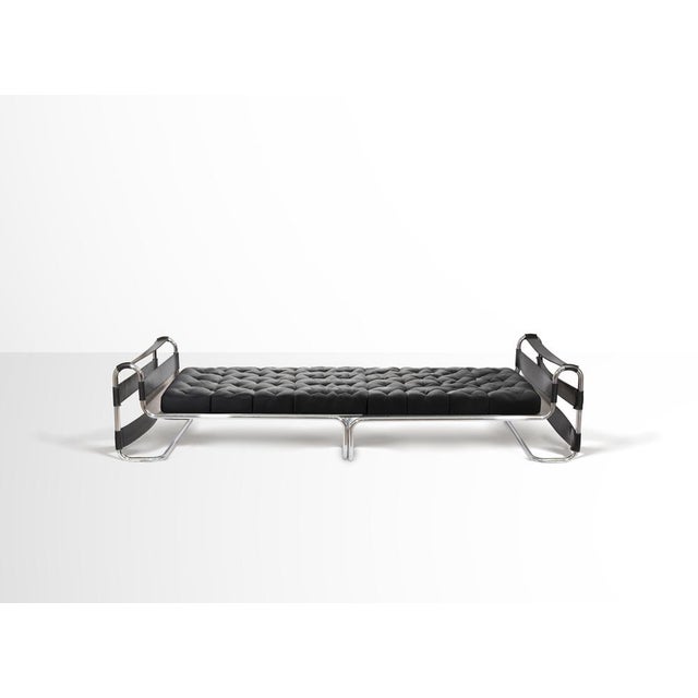 Silver Vintage Wassily Daybed by Marcel Breuer, 1970s For Sale - Image 8 of 10