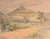 Heinrich Pforr, Hanstein Castle with the Village of Rimbach, Thuringia, 1936, Watercolor For Sale - Image 13 of 13