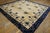 Antique Peking Chinese Classic Traditional Floral Ivory Square 1880s Rug For Sale - Image 11 of 11
