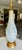 Blue 1950s Large Murano Opalescent Blue Gold Inclusions Table Lamps - a Pair For Sale - Image 8 of 18
