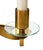 1940s French Art Deco Brass and Glass Two-Light Wall Sconces - a Pair For Sale In Los Angeles - Image 6 of 7