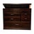 An exceptional vintage Japanese haribako, or traditional sewing and notions chest, dating to the mid-20th-century Shōwa...