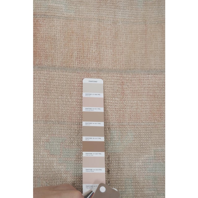 Vintage Faded Turkish Oushak Rug Runner 2'1" X 10'5" For Sale - Image 11 of 12