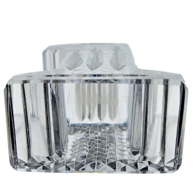 Waterford Crystal Number 1 Hand Cut Lead Crystal Paperweight, 5", Ireland For Sale - Image 12 of 12