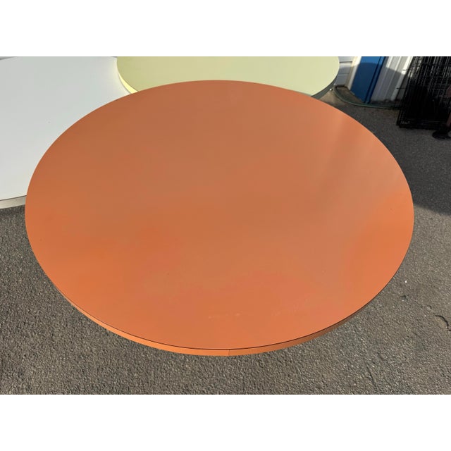 Mid-Century Modern Tri Level Nelson Style Mushroom Dining Table For Sale - Image 4 of 12