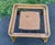 1950s Vintage 1950s Square Bamboo Footstool With Vinyl Cushion For Sale - Image 5 of 5