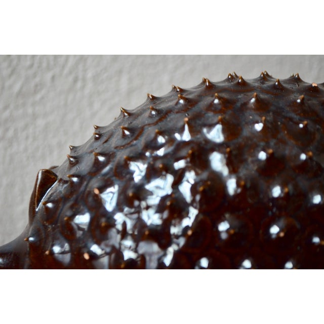 Mid-Century Ceramic Hedgehog Figurines from Jupiler, Set of 4 For Sale - Image 4 of 14