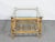Late 20th Century Boho Chic Rattan Glass Top Side Table For Sale In Philadelphia - Image 6 of 6