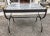 Black Coffee Table in Wrought Iron & Marble Top, Italy, 1980s For Sale - Image 8 of 8