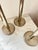 Brutalist Vintage Art Deco Modernist Chrome Candlesticks, 1930s, Set of 3 For Sale - Image 3 of 17