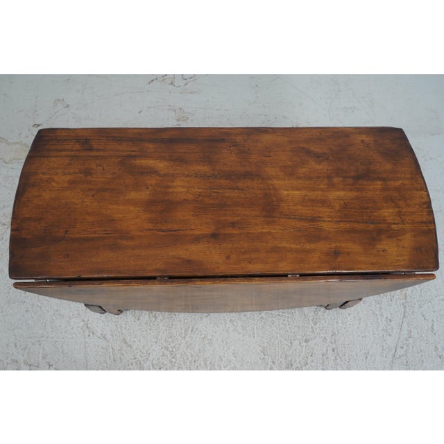 Vintage English Oak Gate Leg Drop Leaf Dining Table For Sale - Image 15 of 17