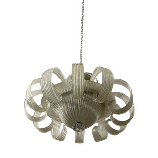Murano Glass 4-Light Chandelier in the style of Ercole Barovier, 1967 For Sale