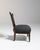 19th Century United Kingdom Charcoal Grey Carved Wood Side Chair For Sale - Image 4 of 11