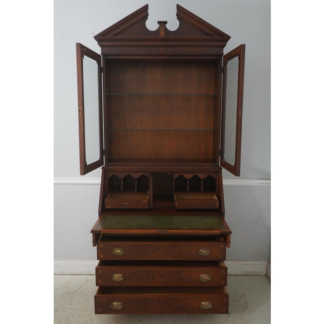 Hepplewhite Hepplewhite Style Mahogany Drop Front Secretary Desk For Sale - Image 3 of 18