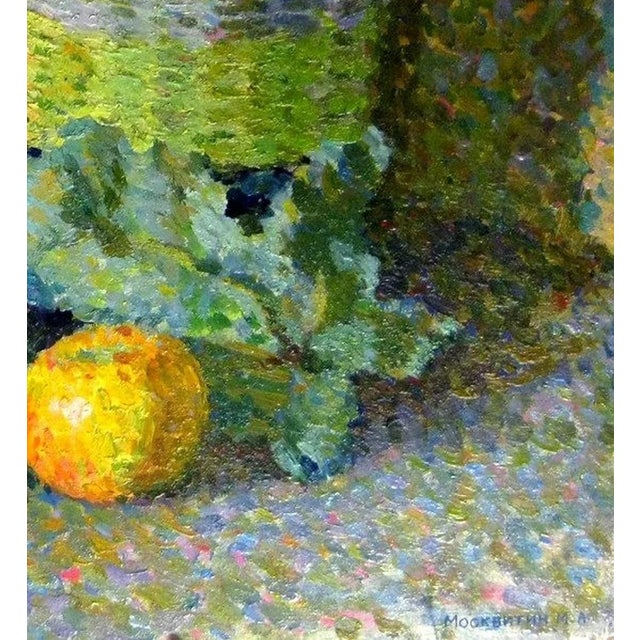 Antique Still Life Oil Painting, Soviet Ukrainian Art 41-37 For Sale - Image 6 of 6