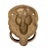 Goldenrod Dutch Bronze Lions Head Door Knocker, 1920s For Sale - Image 8 of 9