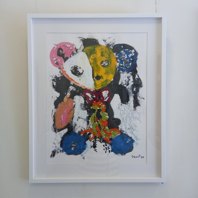 Picasso Style Abstract Figurative Painting by Diane Grant - Unique Piece For Sale - Image 12 of 12