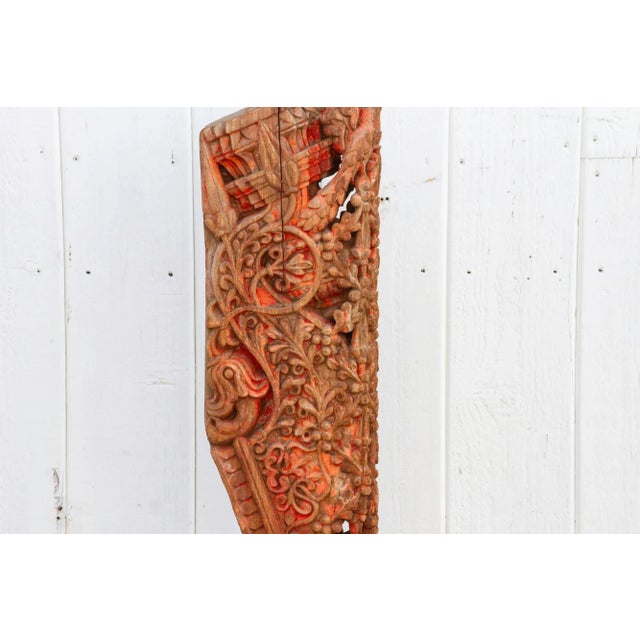 Wood Antique Architectural Carved Corbel For Sale - Image 7 of 12