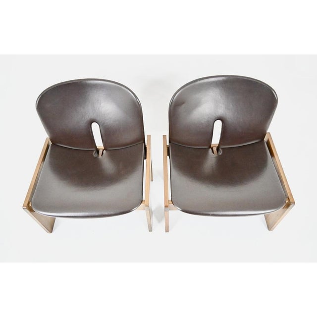 Wood Model 925 Lounge Chairs by Afra & Tobia Scarpa for Cassina, 1970s, Set of 2 For Sale - Image 7 of 12