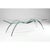 Louis Vuitton Spider Coffee Table in Crystal Glass and Steel by Barberini & Gunnell For Sale - Image 4 of 8