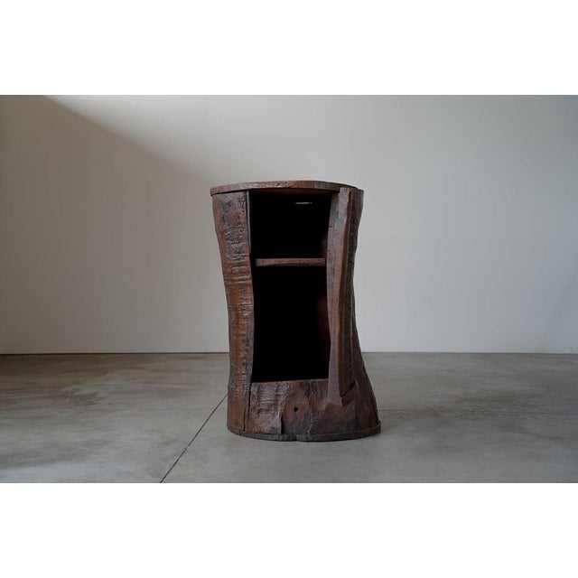 Primitive Tree Trunk Cabinet, France, 1900s For Sale - Image 5 of 18