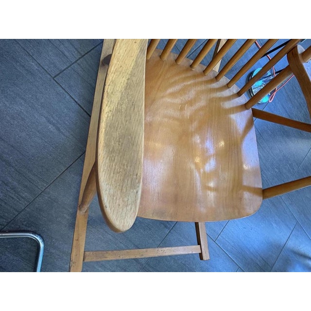 Mid-Century Modern Rocking Chair from Varjonen Puunjalostus, 1960s For Sale - Image 3 of 10