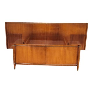 De Coene Frères King Headboard Belgium - Includes Headboard, Footboard and Side Rails For Sale