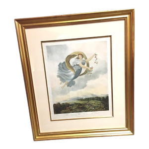 Framed Print Robert John Thornton Flora Dispensing Her Favors From the Temple of Flora 1807
