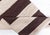 Tribal Doris Leslie Blau Vintage Striped Ivory And Charcoal Hand-Knotted Wool Runner For Sale - Image 3 of 7
