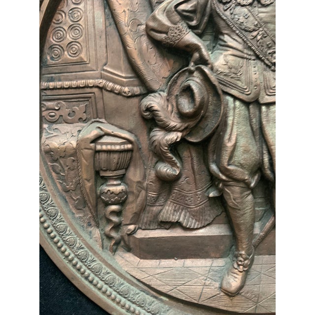 Antique Plaque - Musketeer of the Guard Kingdom of France For Sale - Image 4 of 12